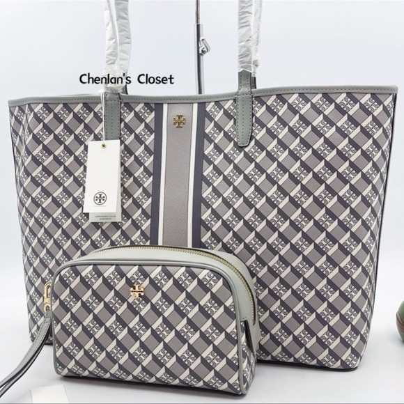 Tory Burch Handbags - 💝NeW! Tory Burch Geo Logo Tote Set